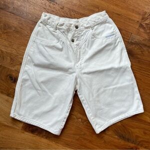 Rockies Vintage Bare Back Ecru Denim Bermuda Shorts